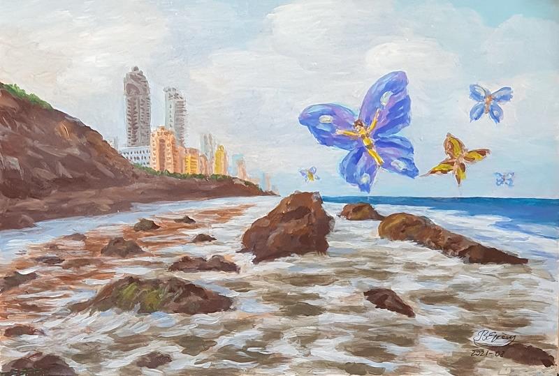 Ерёменко Виталий: Бабочки над берегом моря