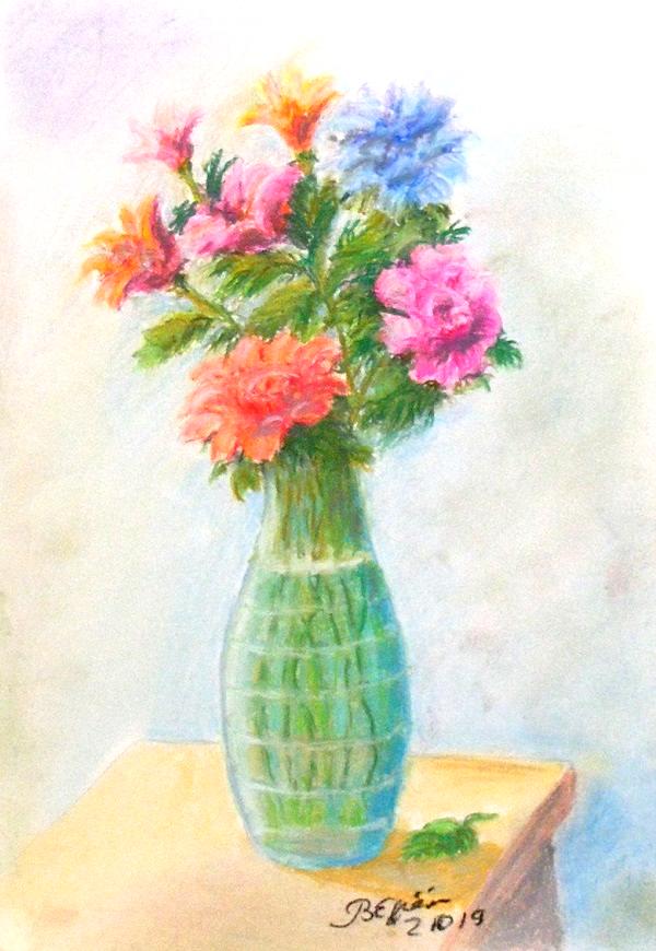Ерёменко Виталий: Цветы в стеклянной вазе